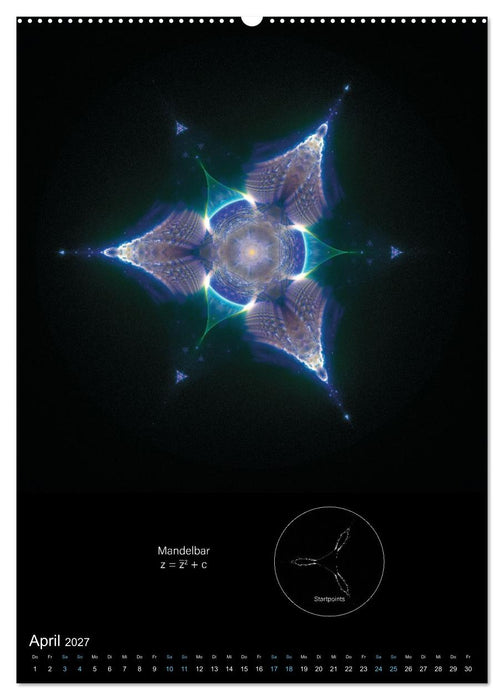 Buddhabrot fractal art (CALVENDO Wandkalender 2027)