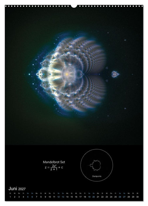 Buddhabrot fractal art (CALVENDO Wandkalender 2027)