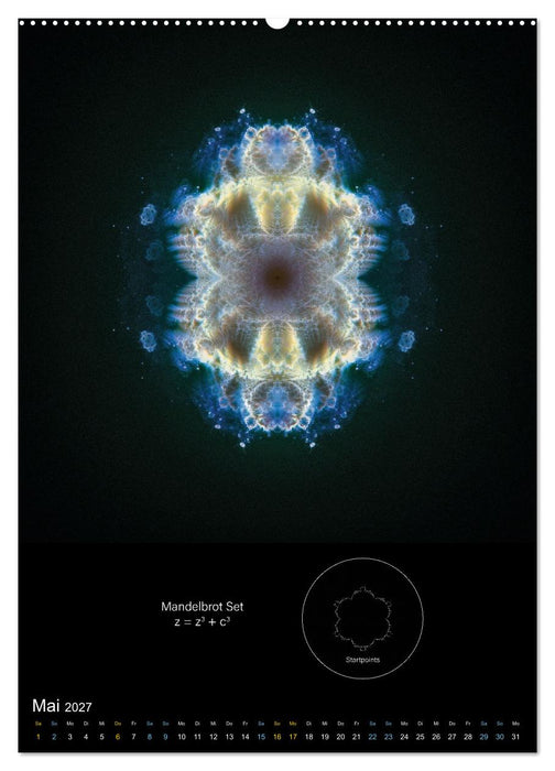 Buddhabrot fractal art (CALVENDO Premium Wandkalender 2027)