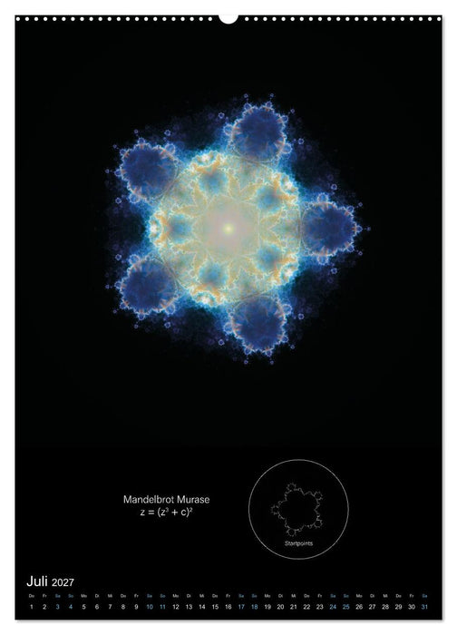 Buddhabrot fractal art (CALVENDO Premium Wandkalender 2027)