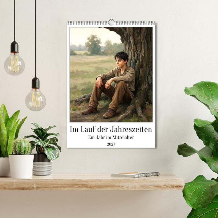 Im Lauf der Jahreszeiten – Ein Jahr im Mittelalter (CALVENDO Wandkalender 2027)
