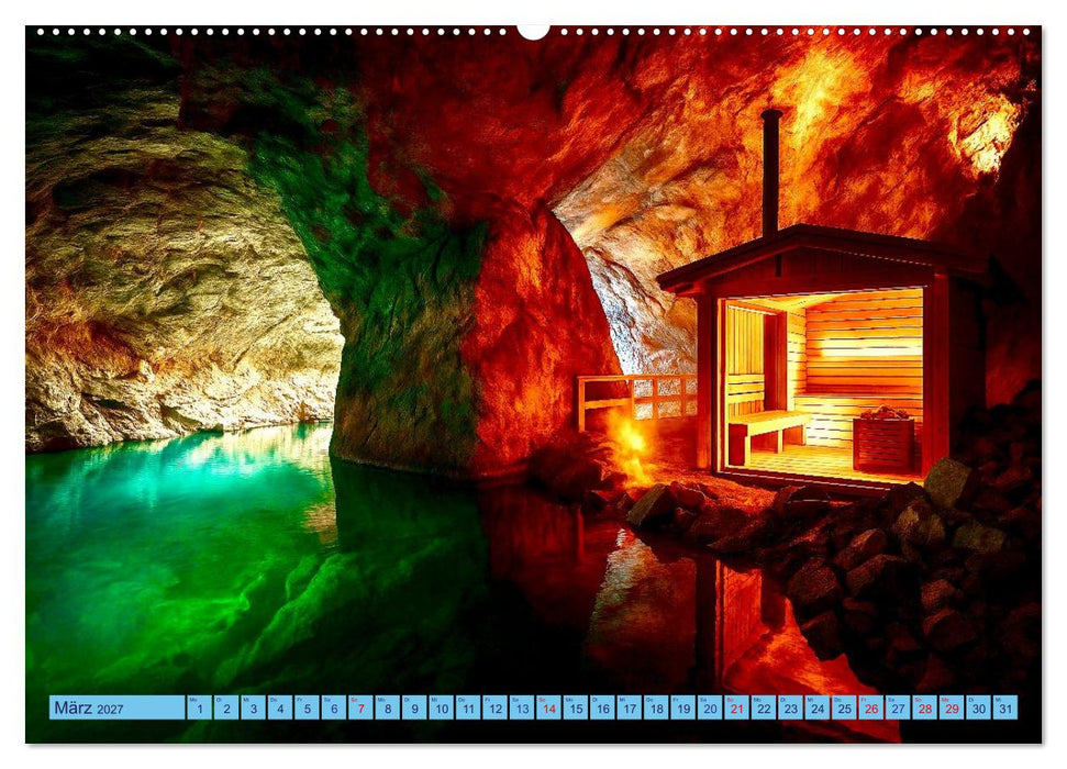 Saunalandschaften (CALVENDO Wandkalender 2027)