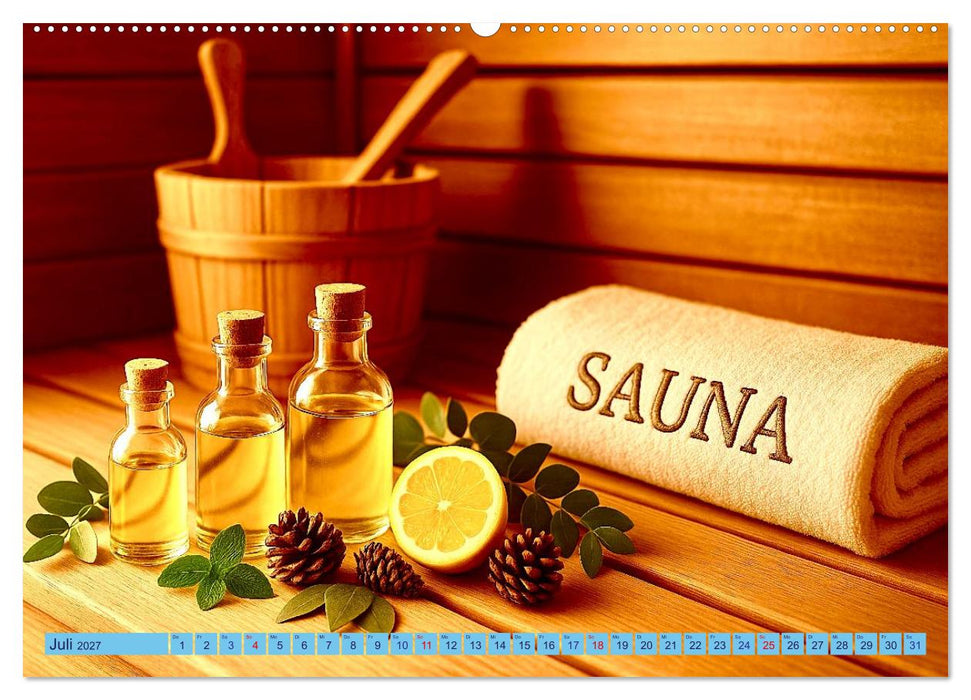 Saunalandschaften (CALVENDO Premium Wandkalender 2027)