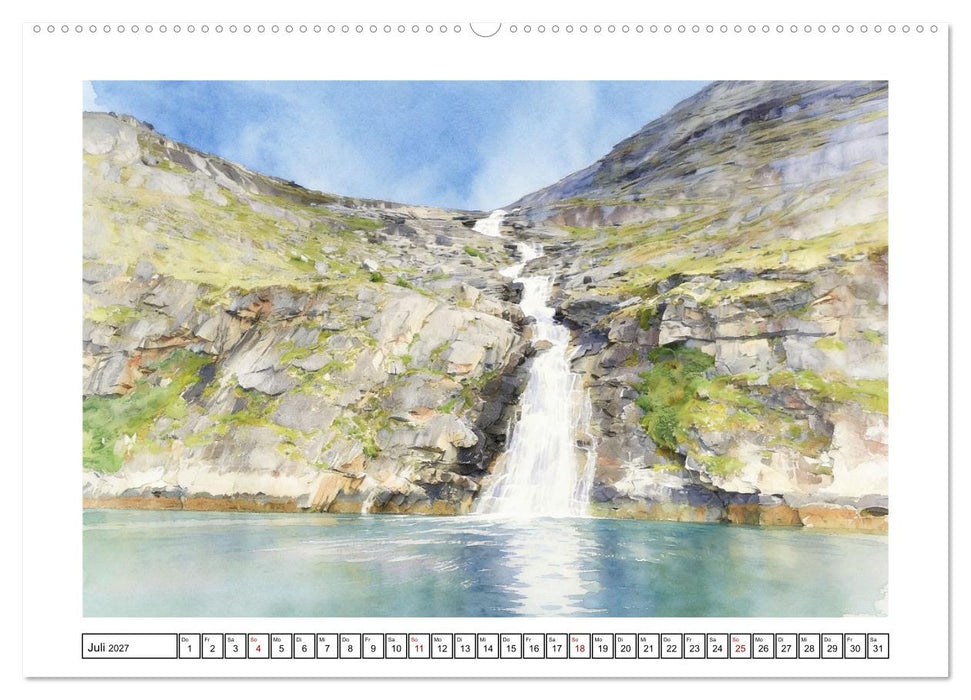 Naturschönheiten nördlich des Polarkreises (CALVENDO Premium Wandkalender 2027)