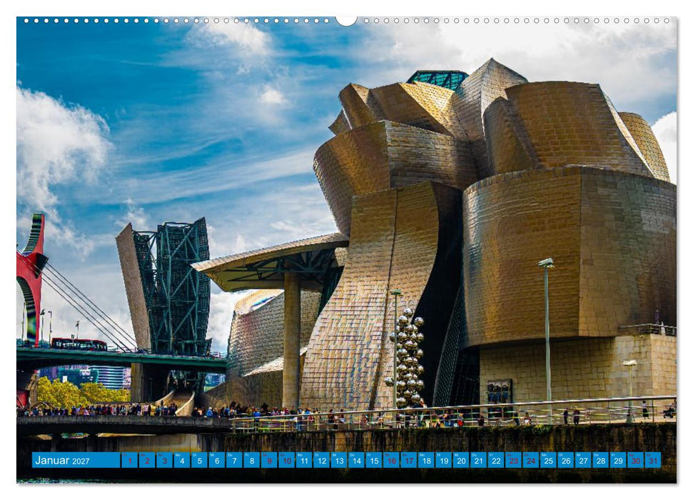 Buntes Bilbao (CALVENDO Wandkalender 2027)