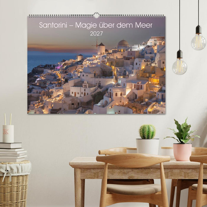 Santorini - Insel im Licht der Ägäis (CALVENDO Wandkalender 2027)