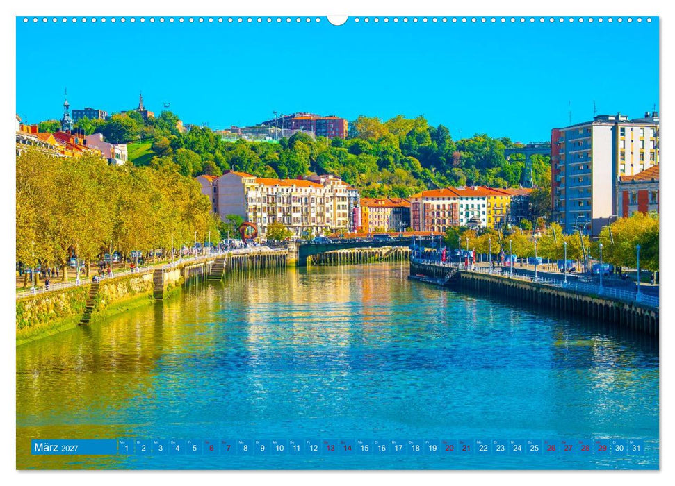 Buntes Bilbao (CALVENDO Premium Wandkalender 2027)