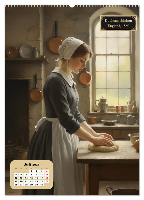 Dienstmädchen durch die Jahrhunderte (CALVENDO Premium Wandkalender 2027)