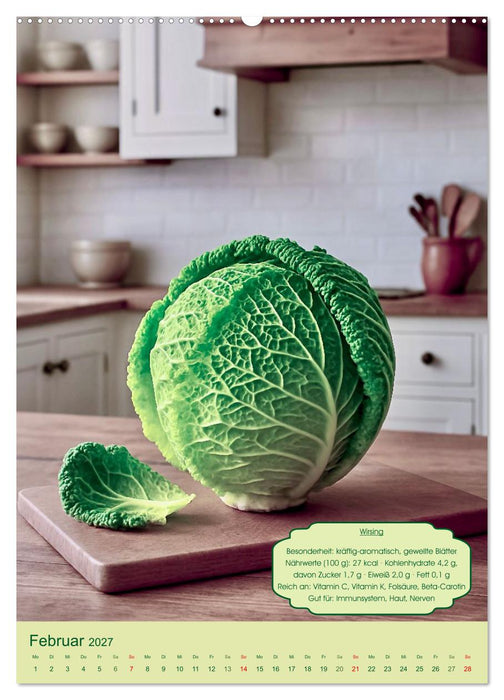 Köstlicher Kohl (CALVENDO Wandkalender 2027)