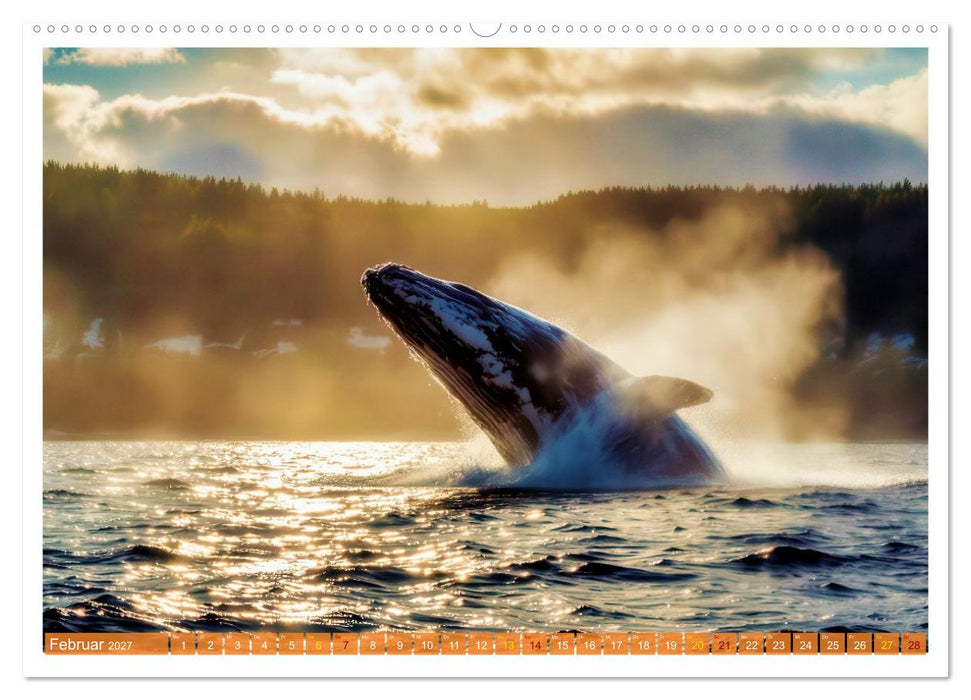 Whale Watching (CALVENDO Premium Wandkalender 2027)
