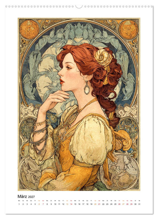 Jugendstil - Die Kunst der Belle Époque (CALVENDO Premium Wandkalender 2027)