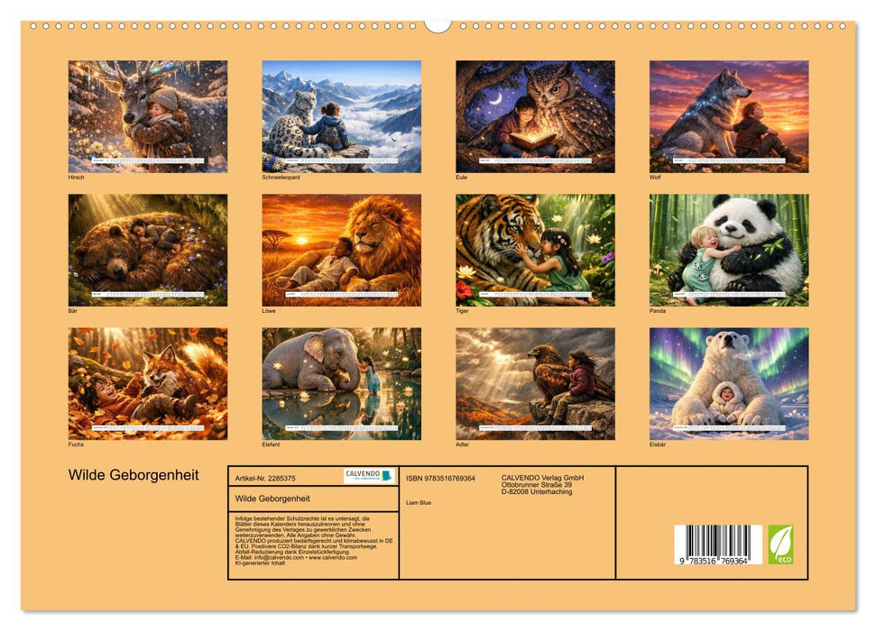 Wilde Geborgenheit (CALVENDO Premium Wandkalender 2027)