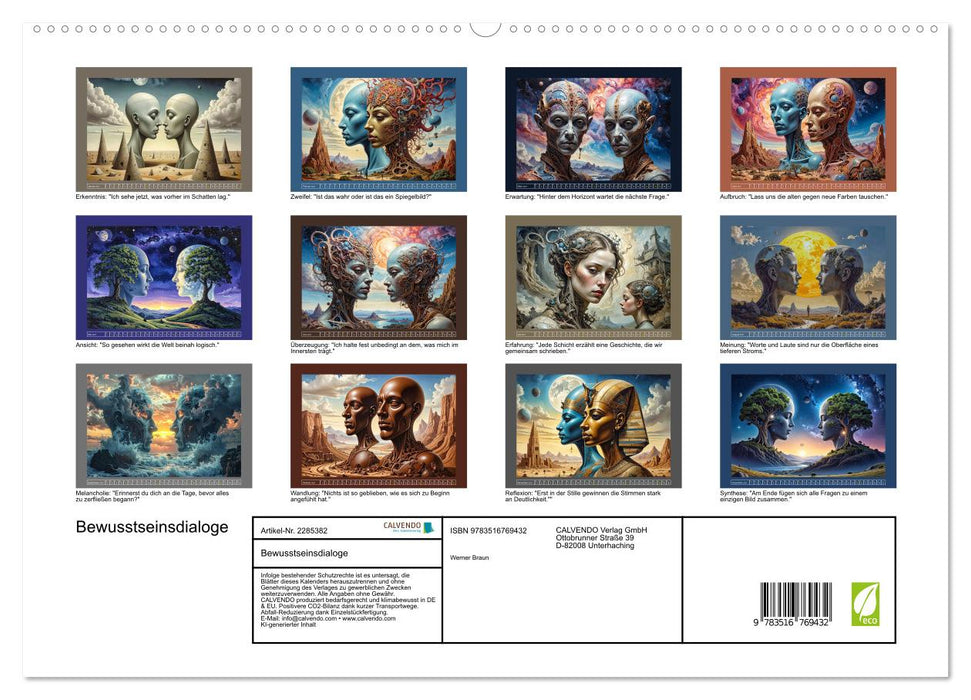 Bewusstseinsdialoge (CALVENDO Premium Wandkalender 2027)