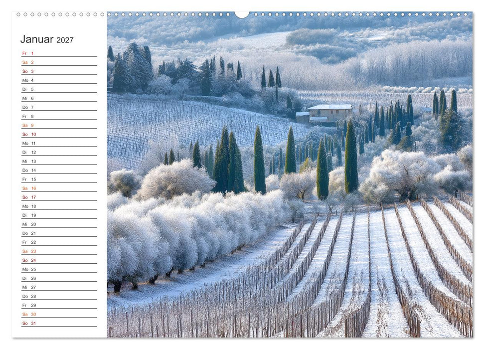 Zwischen Reben und Himmel (CALVENDO Wandkalender 2027)