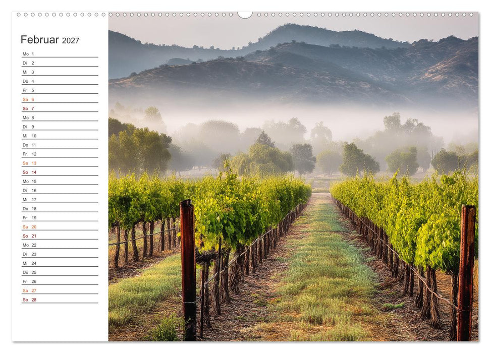 Zwischen Reben und Himmel (CALVENDO Wandkalender 2027)