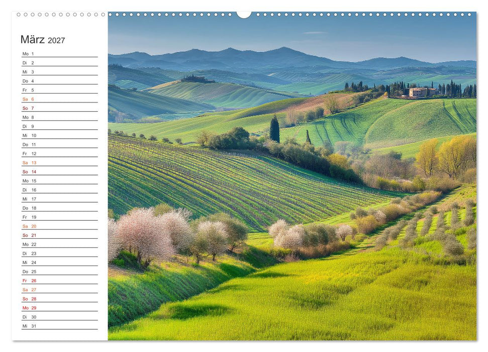 Zwischen Reben und Himmel (CALVENDO Wandkalender 2027)
