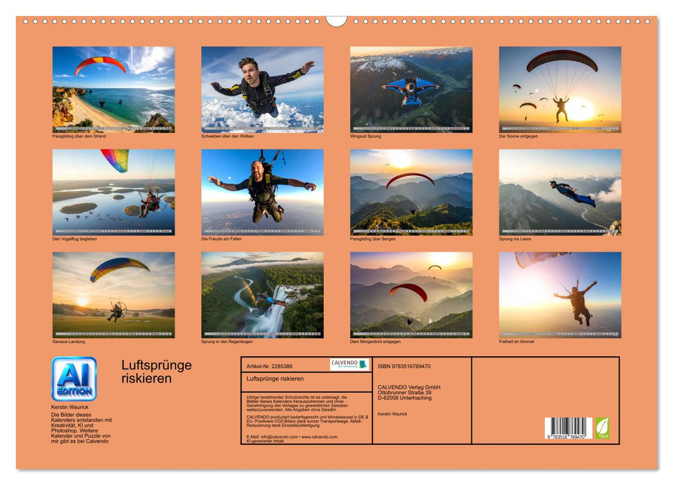Luftsprünge riskieren (CALVENDO Wandkalender 2027)