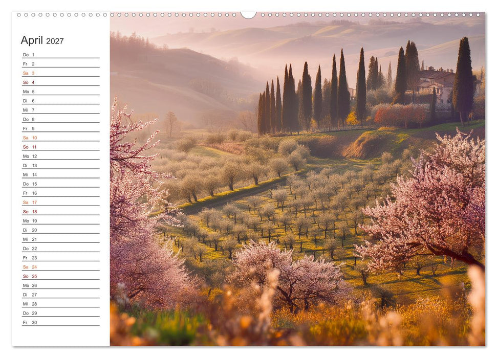 Zwischen Reben und Himmel (CALVENDO Premium Wandkalender 2027)