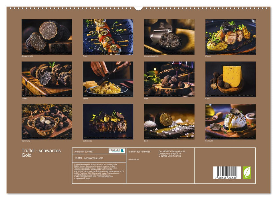 Trüffel - schwarzes Gold (CALVENDO Premium Wandkalender 2027)