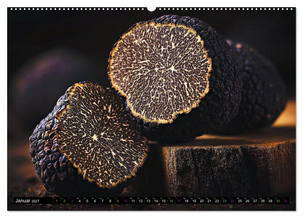 Trüffel - schwarzes Gold (CALVENDO Premium Wandkalender 2027)