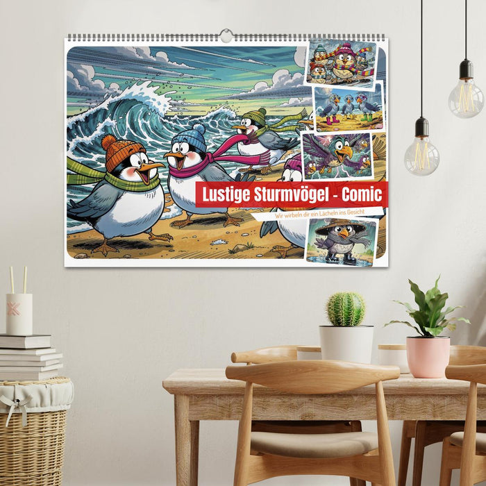 Lustige Sturmvögel - Comic (CALVENDO Wandkalender 2027)
