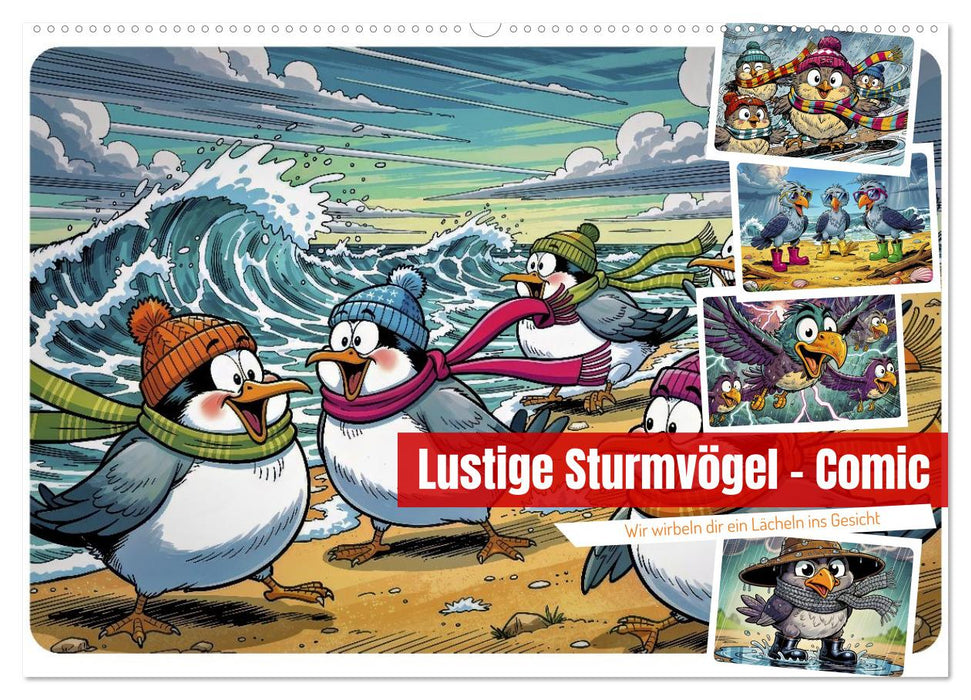 Lustige Sturmvögel - Comic (CALVENDO Wandkalender 2027)