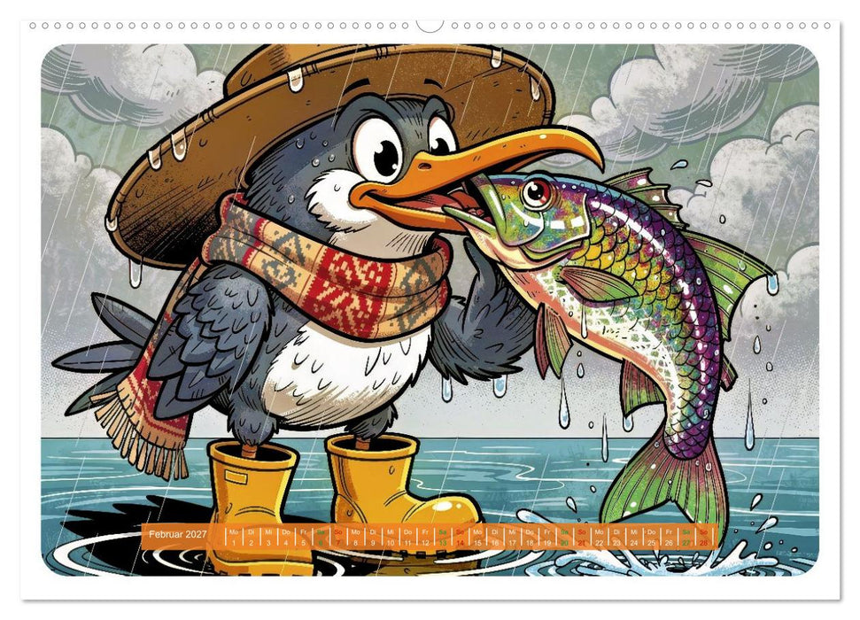 Lustige Sturmvögel - Comic (CALVENDO Wandkalender 2027)