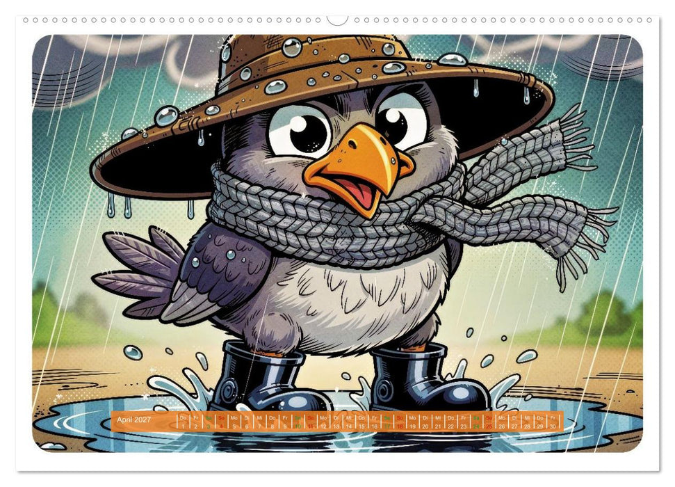 Lustige Sturmvögel - Comic (CALVENDO Wandkalender 2027)