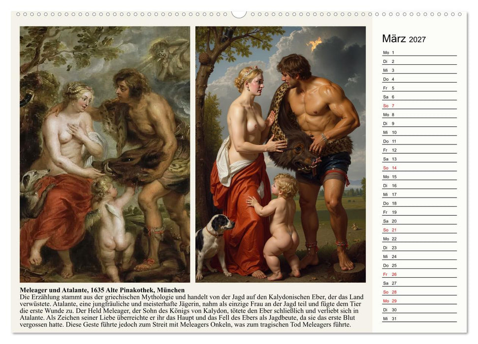 Rubens im neuen Licht (CALVENDO Premium Wandkalender 2027)