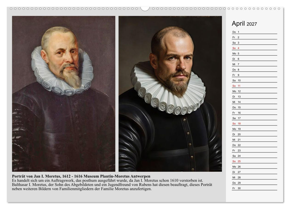 Rubens im neuen Licht (CALVENDO Premium Wandkalender 2027)