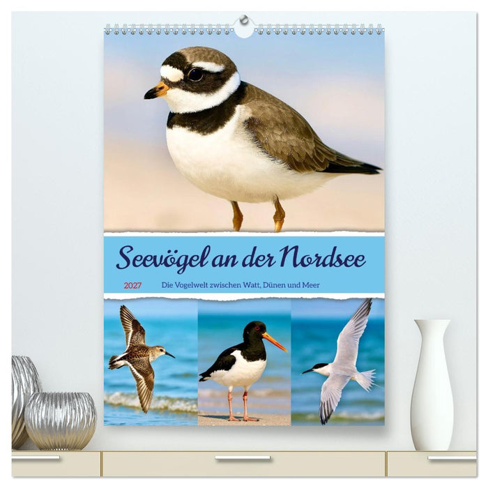 Seevögel an der Nordsee (CALVENDO Premium Wandkalender 2027)