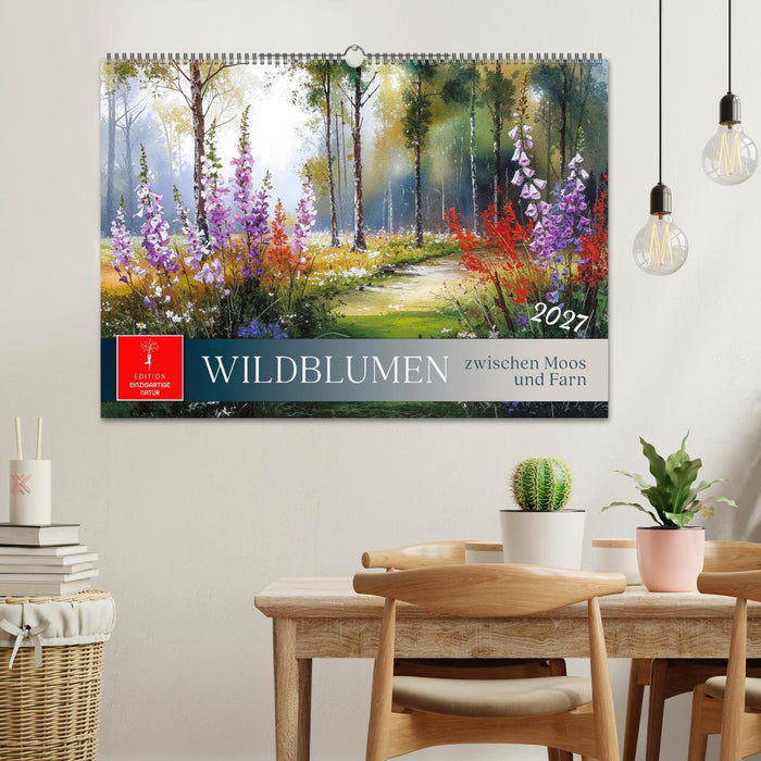 Wildblumen zwischen Moos und Farn (CALVENDO Wandkalender 2027)