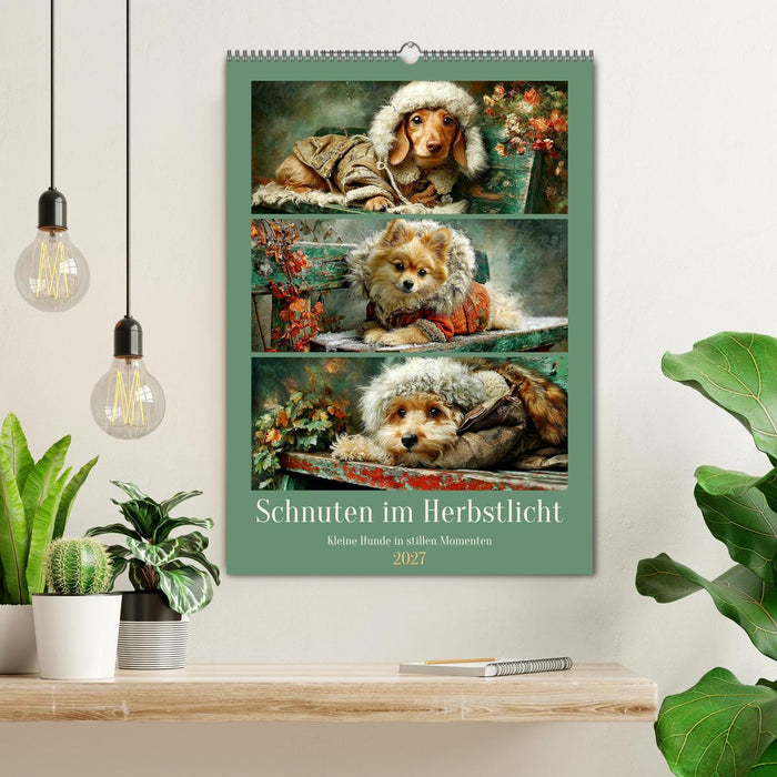 Schnuten im Herbstlicht. Kleine Hunde in stillen Momenten (CALVENDO Wandkalender 2027)