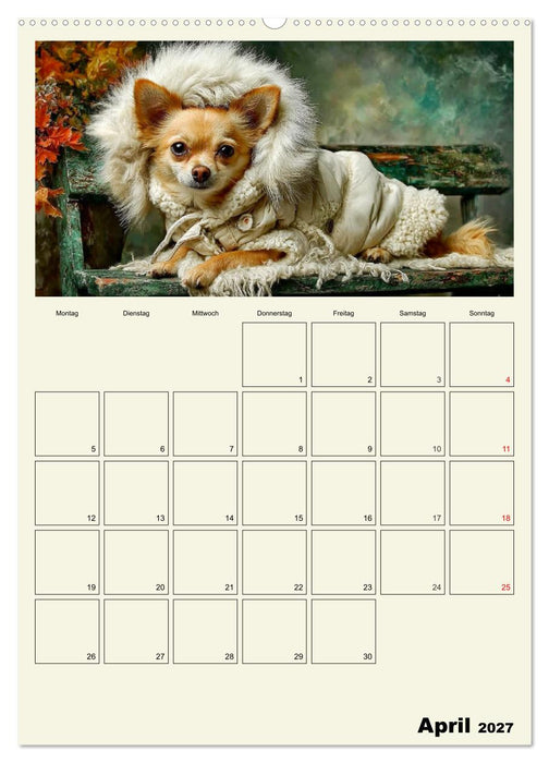 Schnuten im Herbstlicht. Kleine Hunde in stillen Momenten (CALVENDO Premium Wandkalender 2027)