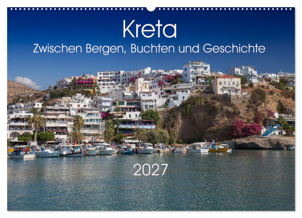 Kreta – Zwischen Bergen, Buchten und Geschichte (CALVENDO Wandkalender 2027)