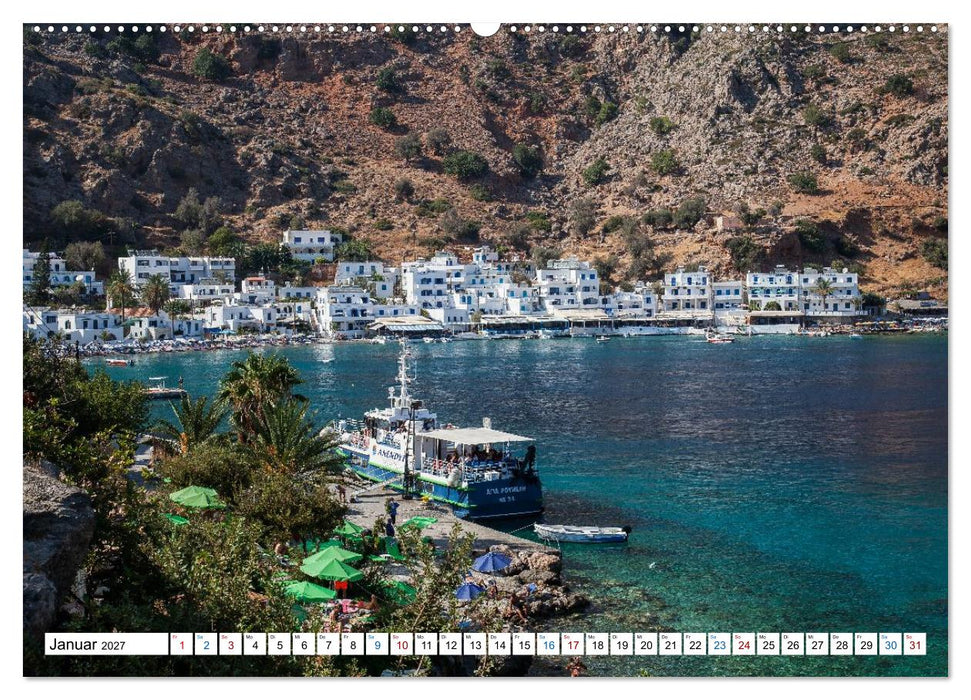 Kreta – Zwischen Bergen, Buchten und Geschichte (CALVENDO Wandkalender 2027)