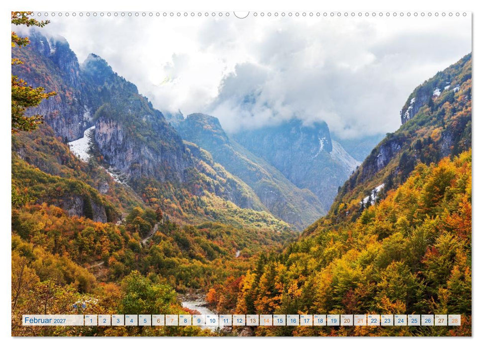 Abenteuer Theth - Unterwegs in den Albanischen Alpen (CALVENDO Wandkalender 2027)