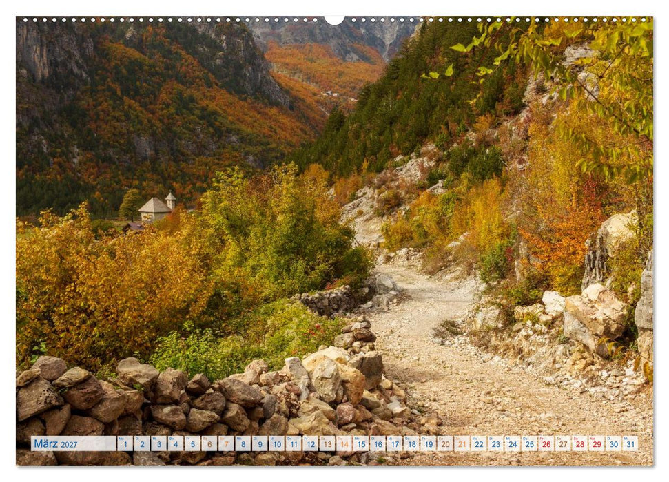 Abenteuer Theth - Unterwegs in den Albanischen Alpen (CALVENDO Wandkalender 2027)