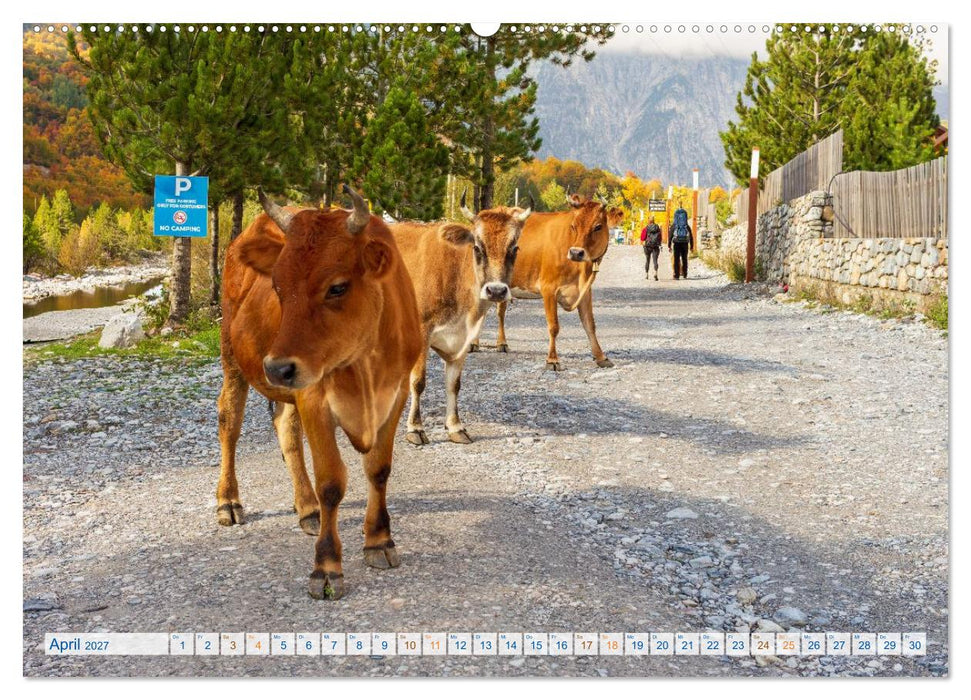 Abenteuer Theth - Unterwegs in den Albanischen Alpen (CALVENDO Wandkalender 2027)