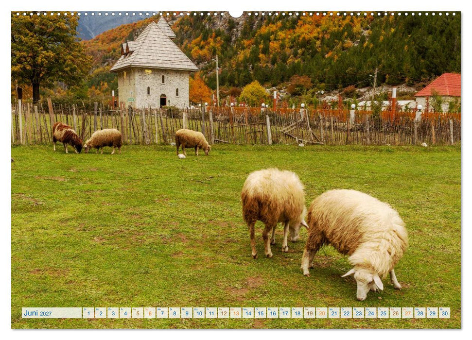 Abenteuer Theth - Unterwegs in den Albanischen Alpen (CALVENDO Wandkalender 2027)