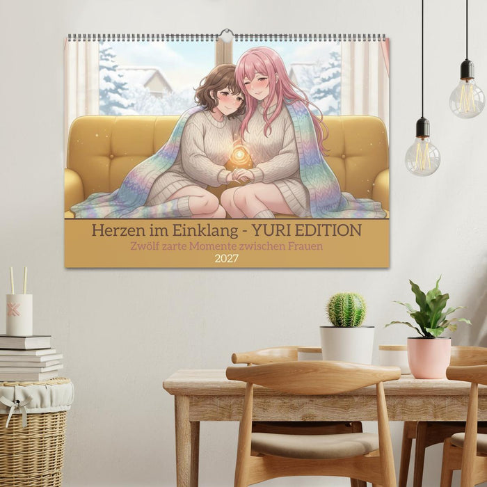 Herzen im Einklang - YURI EDITION (CALVENDO Wandkalender 2027)