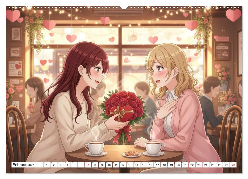 Herzen im Einklang - YURI EDITION (CALVENDO Wandkalender 2027)