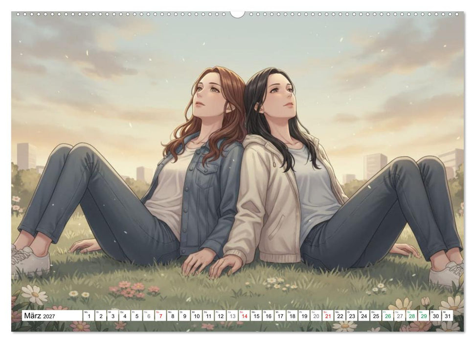 Herzen im Einklang - YURI EDITION (CALVENDO Wandkalender 2027)