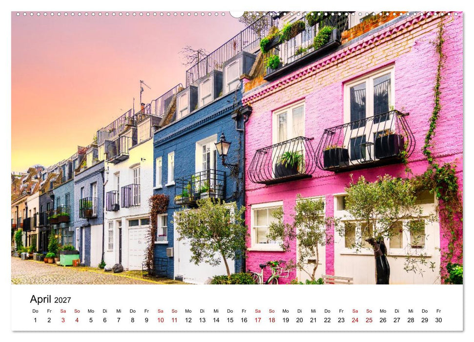 London, bunt und schön! (CALVENDO Wandkalender 2027)