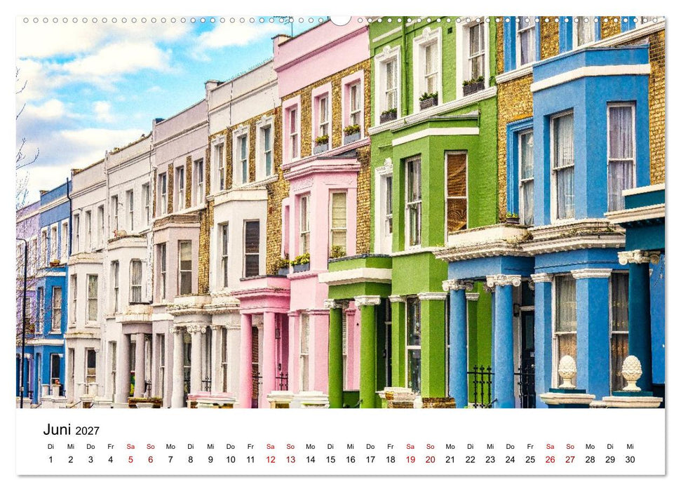 London, bunt und schön! (CALVENDO Wandkalender 2027)