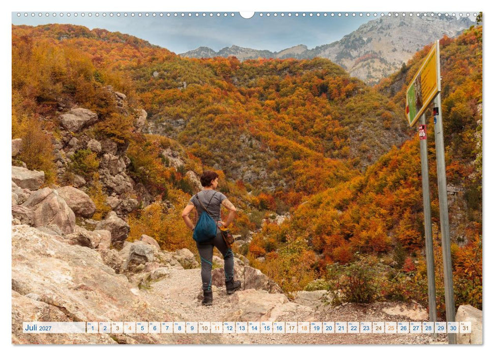 Abenteuer Theth - Unterwegs in den Albanischen Alpen (CALVENDO Premium Wandkalender 2027)