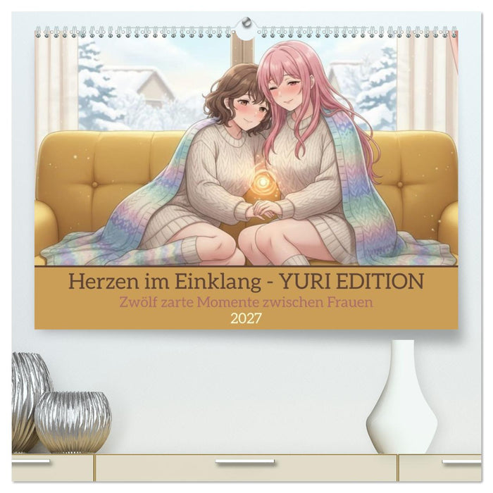 Herzen im Einklang - YURI EDITION (CALVENDO Premium Wandkalender 2027)