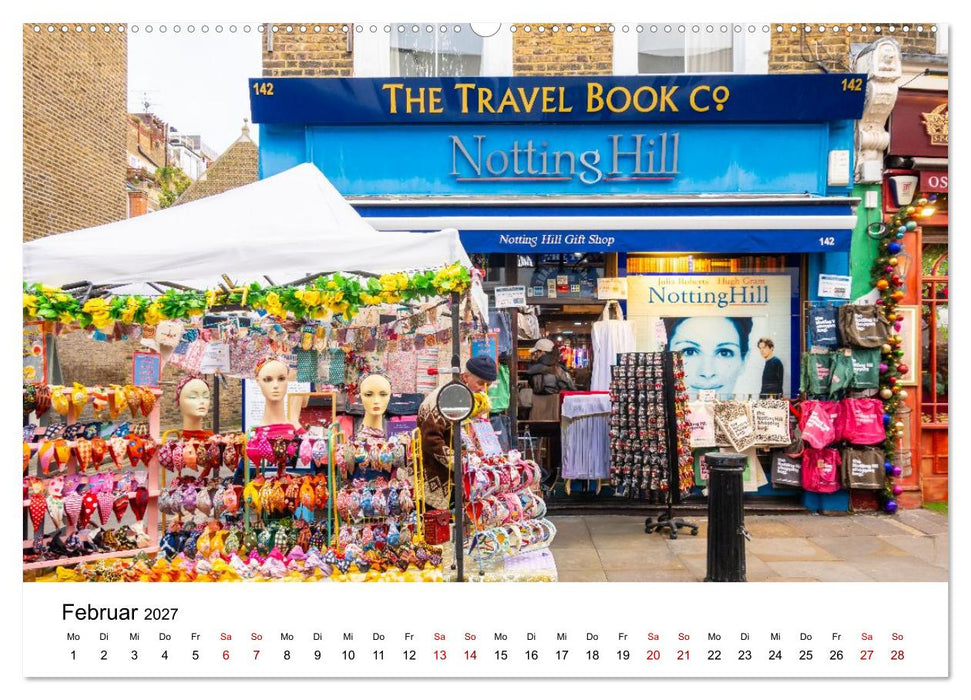 London, bunt und schön! (CALVENDO Premium Wandkalender 2027)