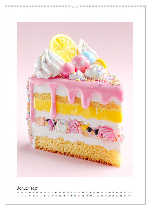 Bunte Versuchung. Träume zwischen Fast Food und süßen Sünden (CALVENDO Wandkalender 2027)