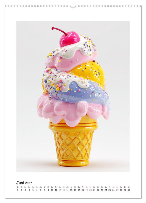 Bunte Versuchung. Träume zwischen Fast Food und süßen Sünden (CALVENDO Wandkalender 2027)